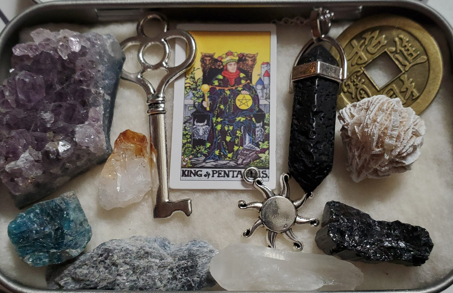 King of Pentacles Minor arcana Tarot Card/Masculine Power/ Professional