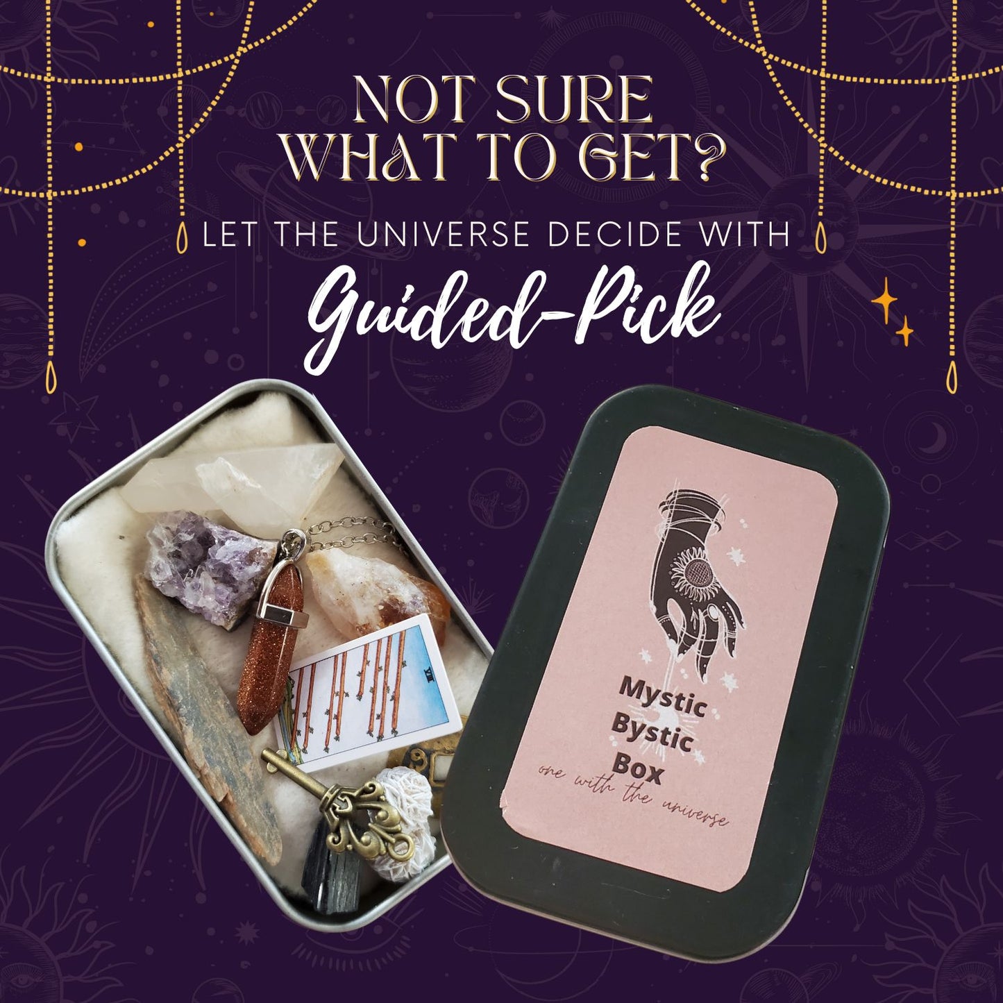 Guided-Pick/ Pendant You choose out of a Selection/ Tarot Card Selected by YOUR Pendulum/ Stones and Charms suited towards Manifesting your Goals and Bringing Peace to Your Soul..